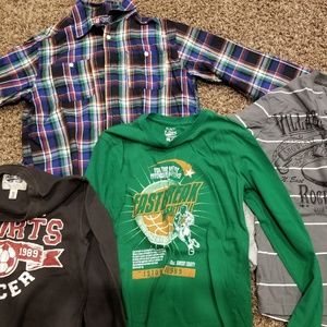 Boys size 14 long sleeve shirt lot